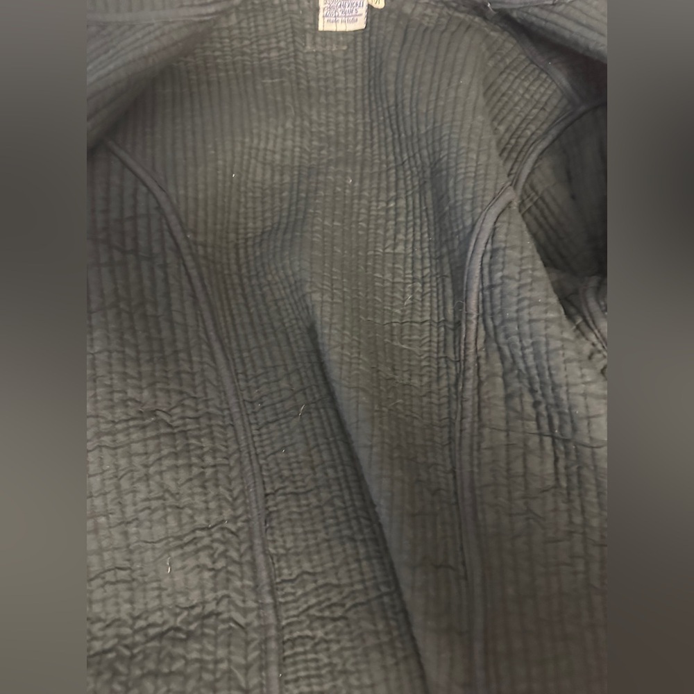 Mexicali Blues Quilted Patchwork Jacket Medium Az… - image 3